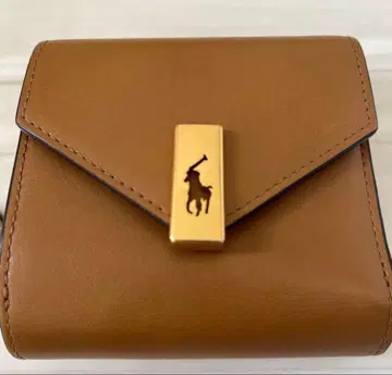 폴로 랄프로렌 가죽 3단 폴더형 지갑