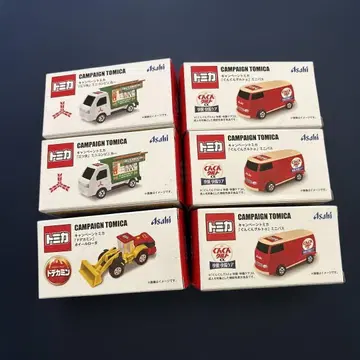 세븐일레븐 한정판 아사히 음료 토미카 6대 세트