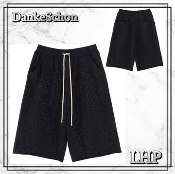 정품 LHP 단케쉐인 큐빅 숏팬츠 반바지 블랙