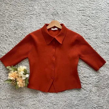 [STYLEMIXER] 가디건(S)/상의 포인트 컬러 크롭 기장