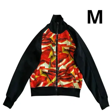 오니츠카타이거 립 트랙 자켓 M 블랙 여성용 립 아식스