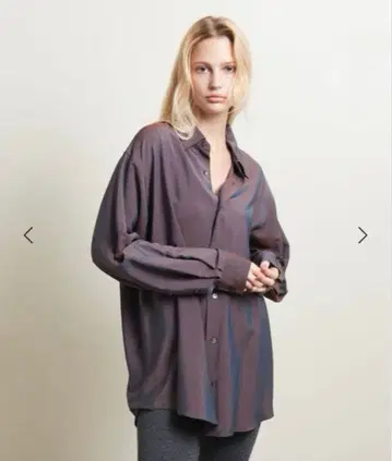 [택 포함 새상품] ATTISESSION 샴브레이 셔츠