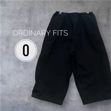 사이즈 0 볼 팬츠 블랙 블랙 허리밴딩 오디너리 핏츠