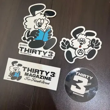 [ 선착순 ] Verdy THIRTY 3 MAGAZINE 스티커 4매