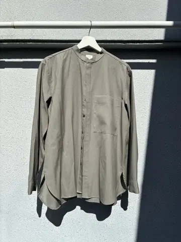 seya. 울 스탠드 카라 셔츠