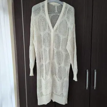 츠모리치사토 메쉬 편직 가디건