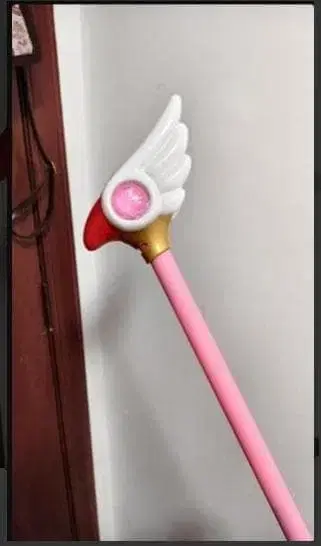 카드캡터 사쿠라 cosplay 도구 지팡이 소재 PU 85CM