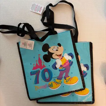 [ 새상품 ] 애너하임 캘리포니아 디즈니 70주년 미키 비닐 백