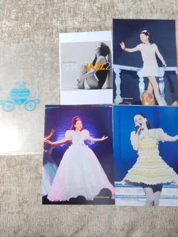 세이코 사진 3장, 클리어 파일, 재즈 2 엽서 세트