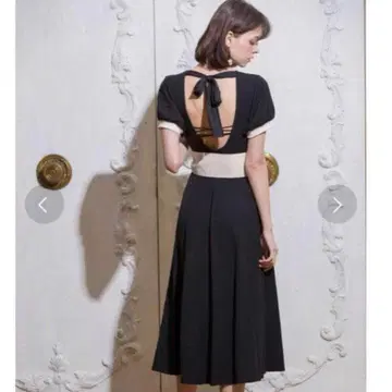 eimy 이스토아르 백리본 원피스 블랙