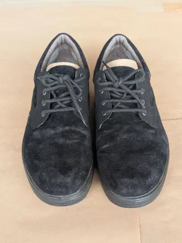 ARUX BRIDGESTONE 블랙 스웨이드 스니커즈 가죽 신발