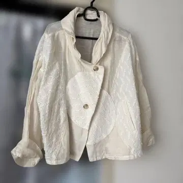 akane 아무우 겉옷 자켓 린넨면 귀여운 멋스러운 비대칭