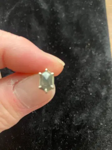 실버 925 다이아몬드 귀걸이