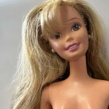 헤이세이 물건 금발 헤어 바비 인형 본체만