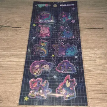 포켓몬 나이트 아케이드 캡슐 씰 피피 미니룡 폴리곤