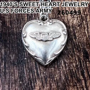 스위트하트 주얼리 USAAF 실버 빈티지 목걸이