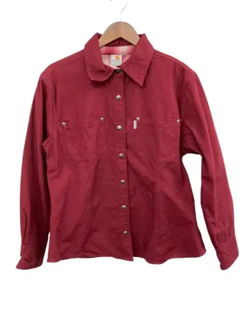 Carhartt 플란넬 안감 부착 덕지 셔츠 자켓