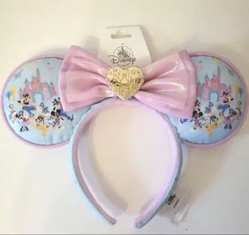 새상품 캘리포니아 디즈니 70주년 머리띠 스토니 클로버