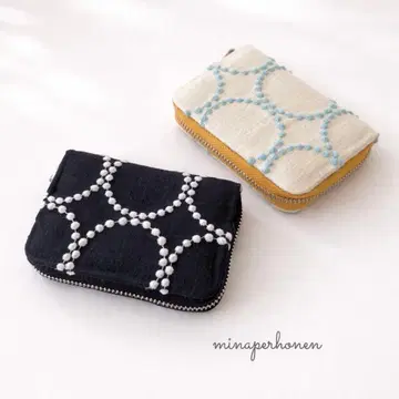 미나 페르호넨 탬버린 컴팩트 지갑 미니 지갑 접이식 지갑