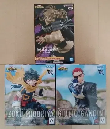 [미개봉 새상품] 나의 히어로 아카데미아 피규어 3개 세트