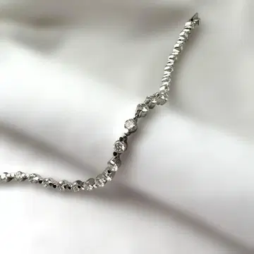 화려한 반짝임 테니스 팔찌 CZ 큐빅 지르코니아 각인 있음