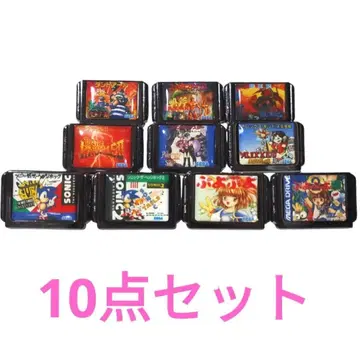 SEGA 메가 드라이브 카트리지형 핀 배지 뿌요뿌요 소닉 핀즈