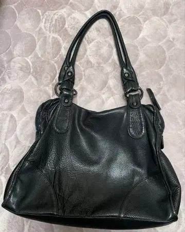 긴자 요시노야 가죽 가방 블랙 컬러