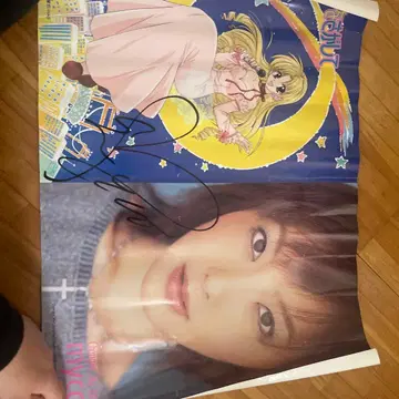 다네무라 아리나 달빛의 전설 사인 포함 포스터