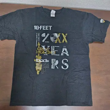 10-FEET 20주년 기념 티셔츠 블랙 L 사이즈