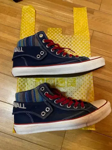 vans 컬러풀 디자인 하이컷 스니커즈 부츠