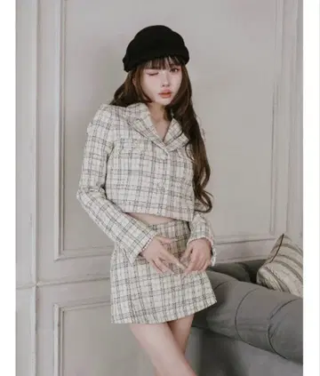 darich 다리치 Vernal Tweed 컴팩트 자켓 MIX