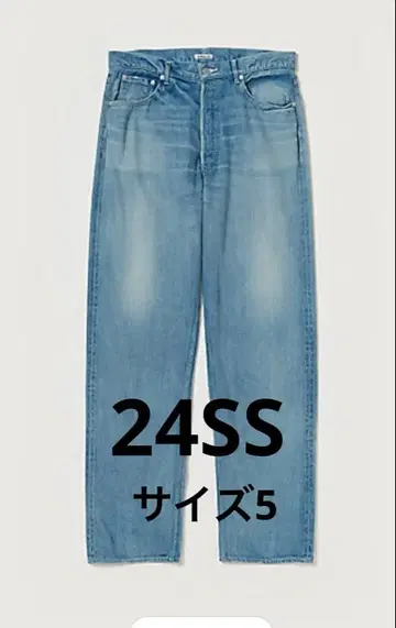 AURALEE 24SS SELVEDGE LIGHT DENIM PANTS