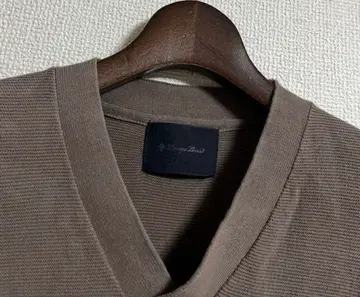 LOUNGE LIZARD 라운지 리자드 V넥 반팔 니트