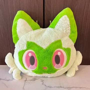 포켓몬 센터 한정판 냐오하 복슬복슬 페이스 쿠션