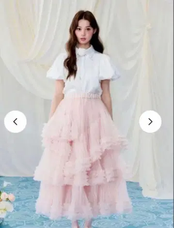 Ballerina blooming 튤 스커트 핑크