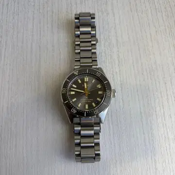 세이코 프로스펙스 자동 와인딩 시계 그레이 스테인리스