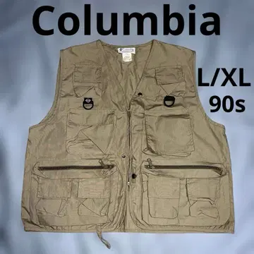 컬럼비아 낚시용 조끼 낚시 아웃도어 빈티지 L/XL