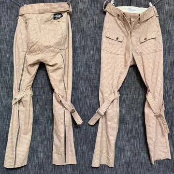 정가 59400엔 DAIRIKU 울 개버딘 본지티 팬츠 일본제