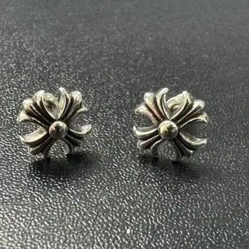 925 실버 플라워 디자인 귀걸이 (양쪽 귀용)