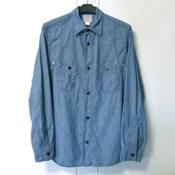 Workers 워커즈 블루 샴브레이 14.5 S 챔피온 셔츠