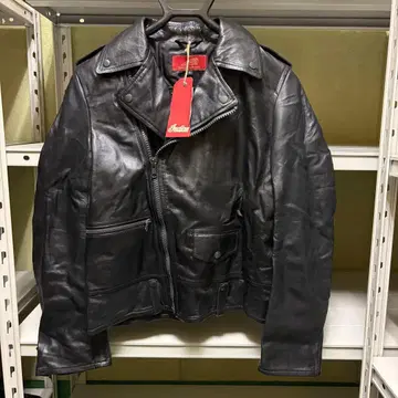 Indian Chief 블랙 가죽 자켓 S