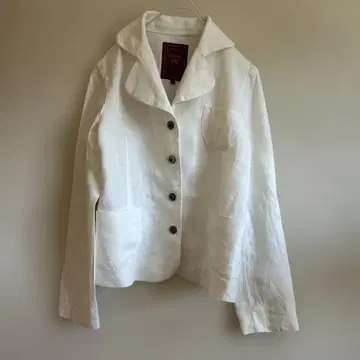 리제타 아이보리 린넨 테일러드 자켓