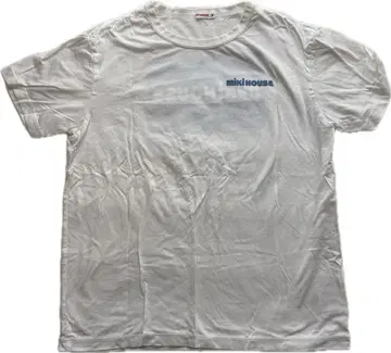 miki HOUSE 화이트 반팔T셔츠