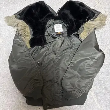 N-2B 플라이트 자켓 90s USA제 짧은 기장 밀리터리 아메카지