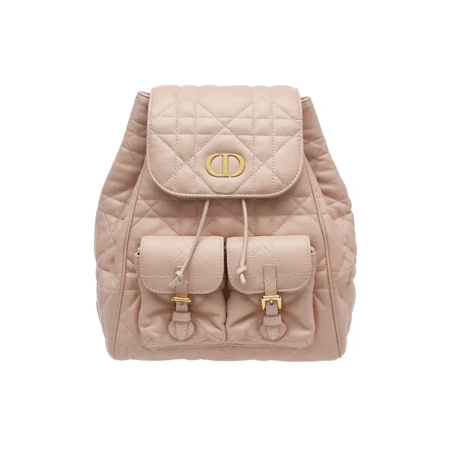 迪奥 Caro 中号 Macro Cannage 链条包
