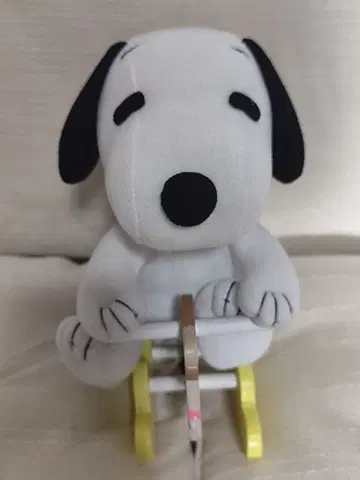 스누피 SNOOPY 목마 스윙 락킹 호스 봉제 인형 레트로