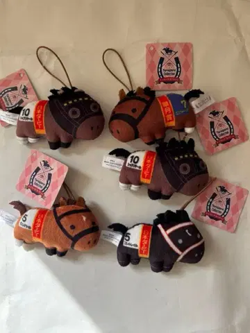 서러브레드 컬렉션 포동포동 마스코트 일본 더비 5개 세트