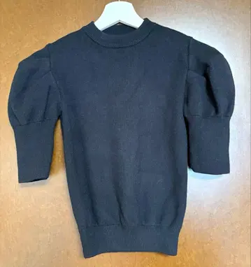 Darich 퍼프 슬리브 반팔 니트 스웨터 프리 사이즈