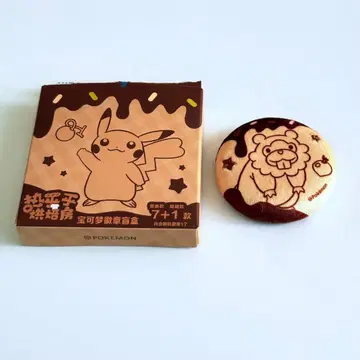 중국 포켓몬 공식 굿즈 캔뱃지 비버니