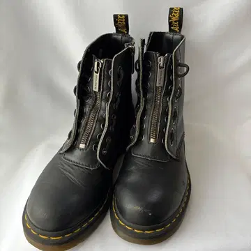 닥터 마틴 UK4 블랙 프론트 지퍼 워크 부츠